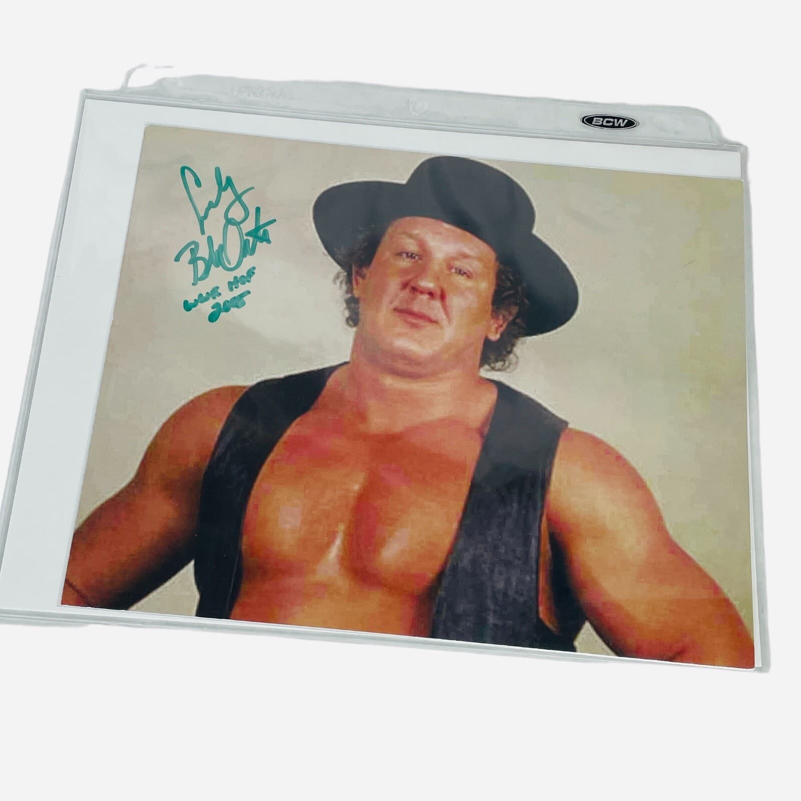WWE Cowboy Bob Orton Signed Promo Pic Autographed 8x10 Wrestling WWF NWA - Thumbnail 6