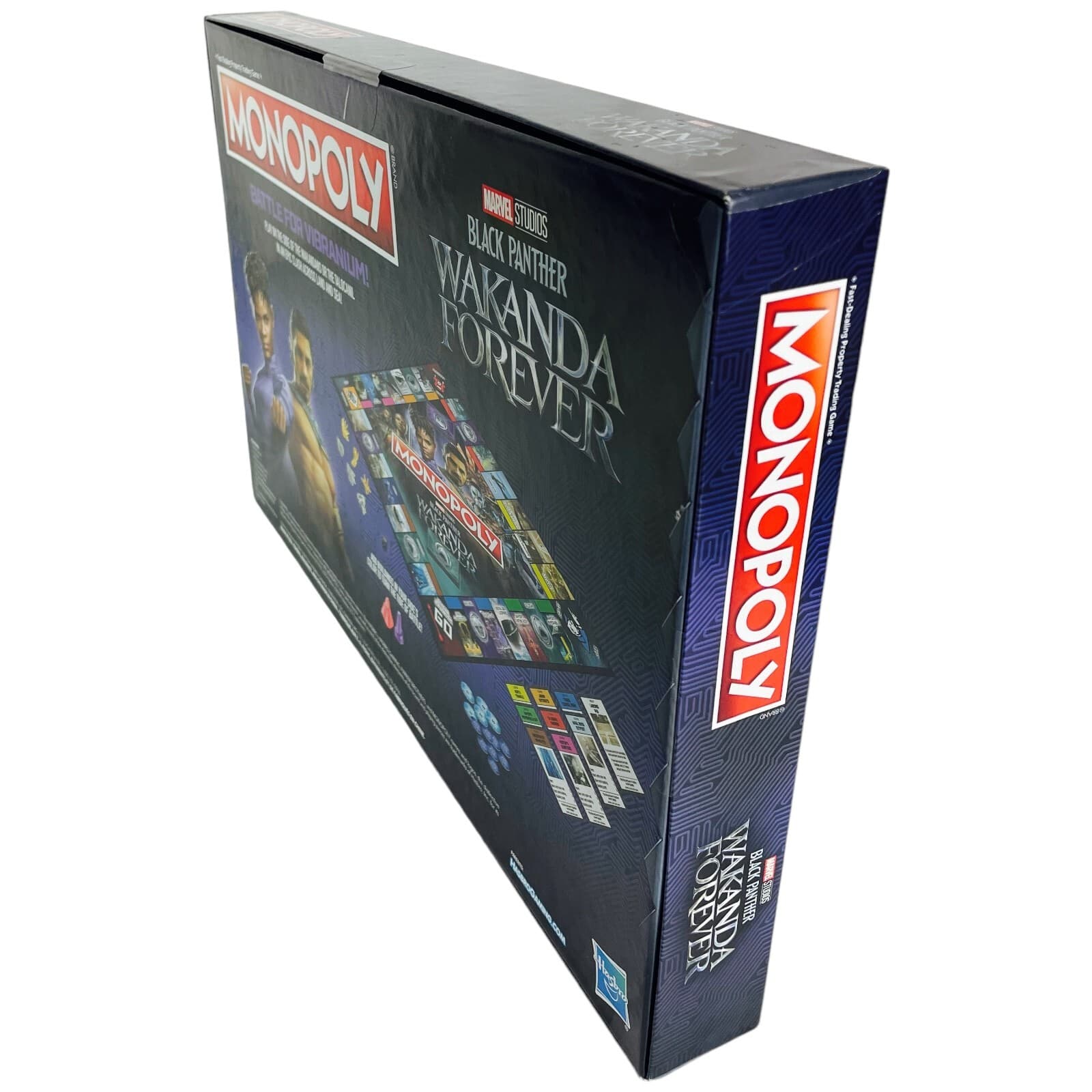 Marvel Black Panther Wakanda Forever Monopoly Hasbro Board Game New Sealed - Thumbnail 14