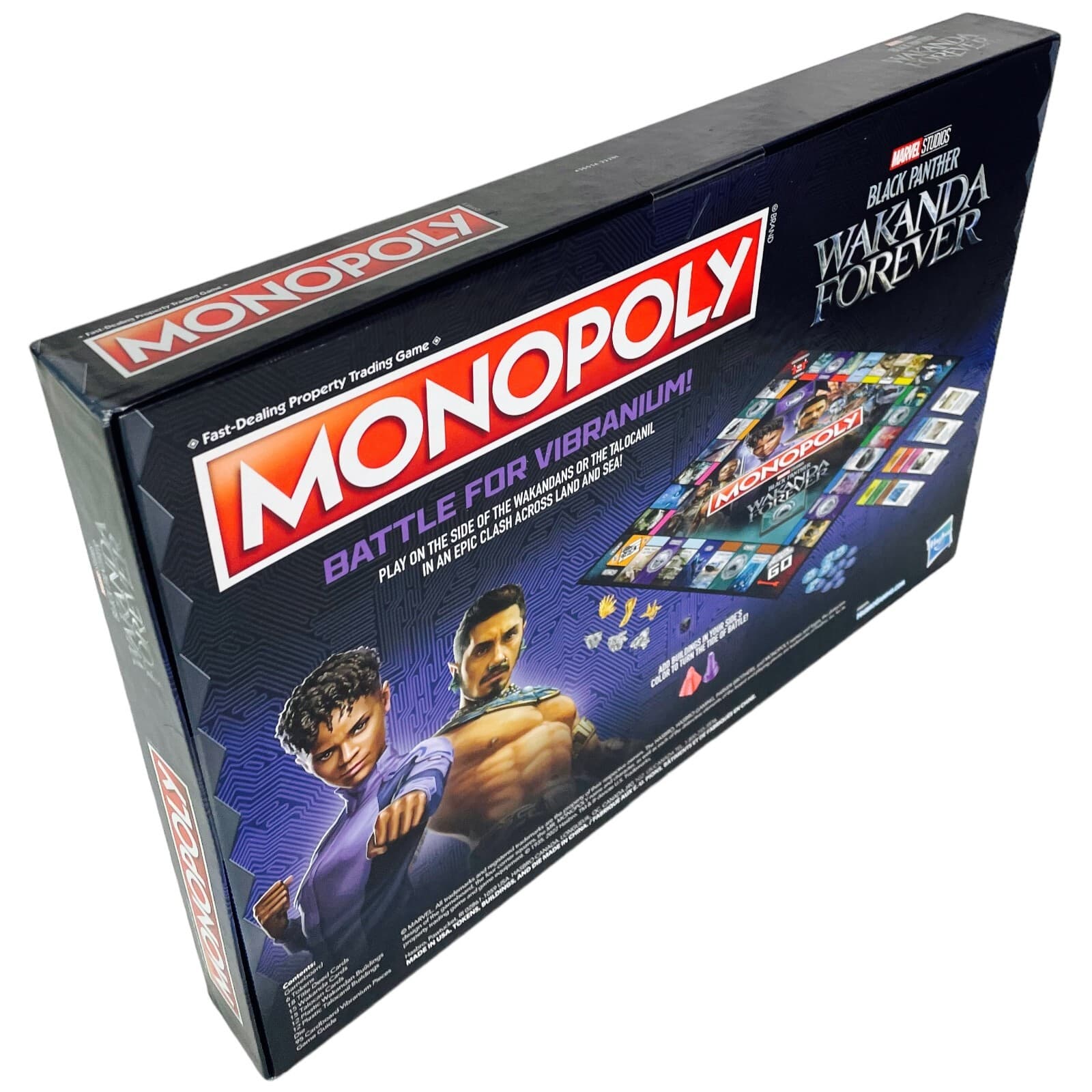 Marvel Black Panther Wakanda Forever Monopoly Hasbro Board Game New Sealed - Thumbnail 4