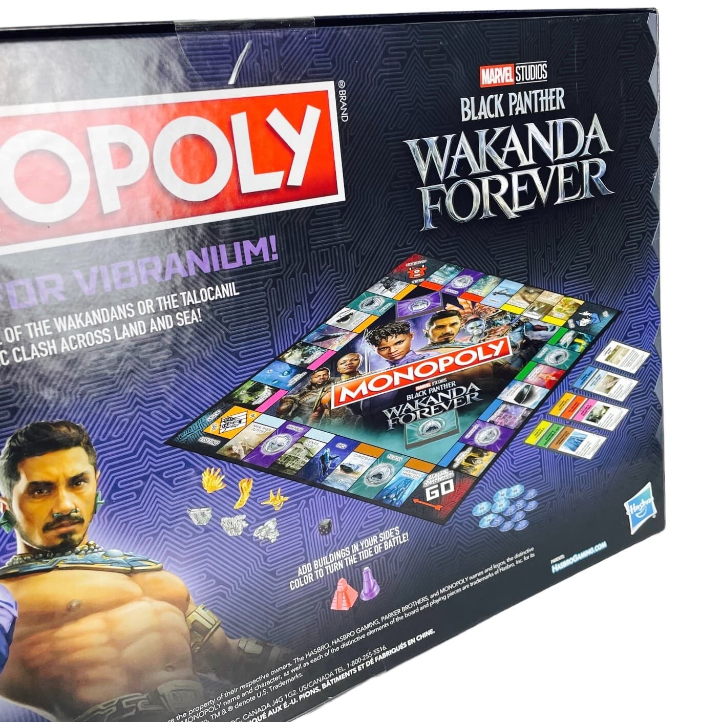 Marvel Black Panther Wakanda Forever Monopoly Hasbro Board Game New Sealed - Thumbnail 16