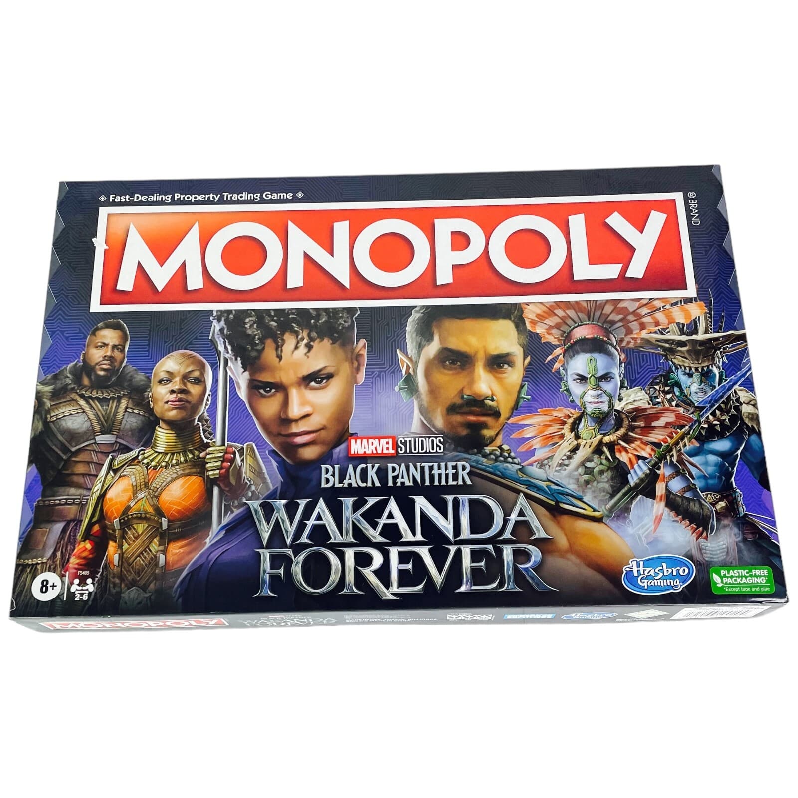 Marvel Black Panther Wakanda Forever Monopoly Hasbro Board Game New Sealed - Thumbnail 9