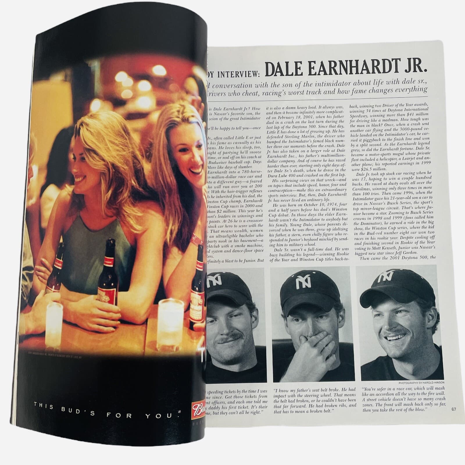 Playboy Magazine Sept 2001 Dale Earnhardt Jr Kurt Cobain Survivor Jerri VF NM - Thumbnail 10