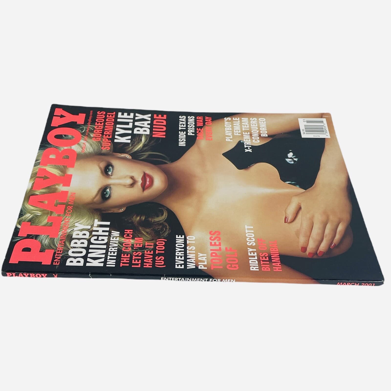 Kylie Bax Playboy Magazine March 2001 Centerfold Coach Bobby Knight VF NM - Thumbnail 7