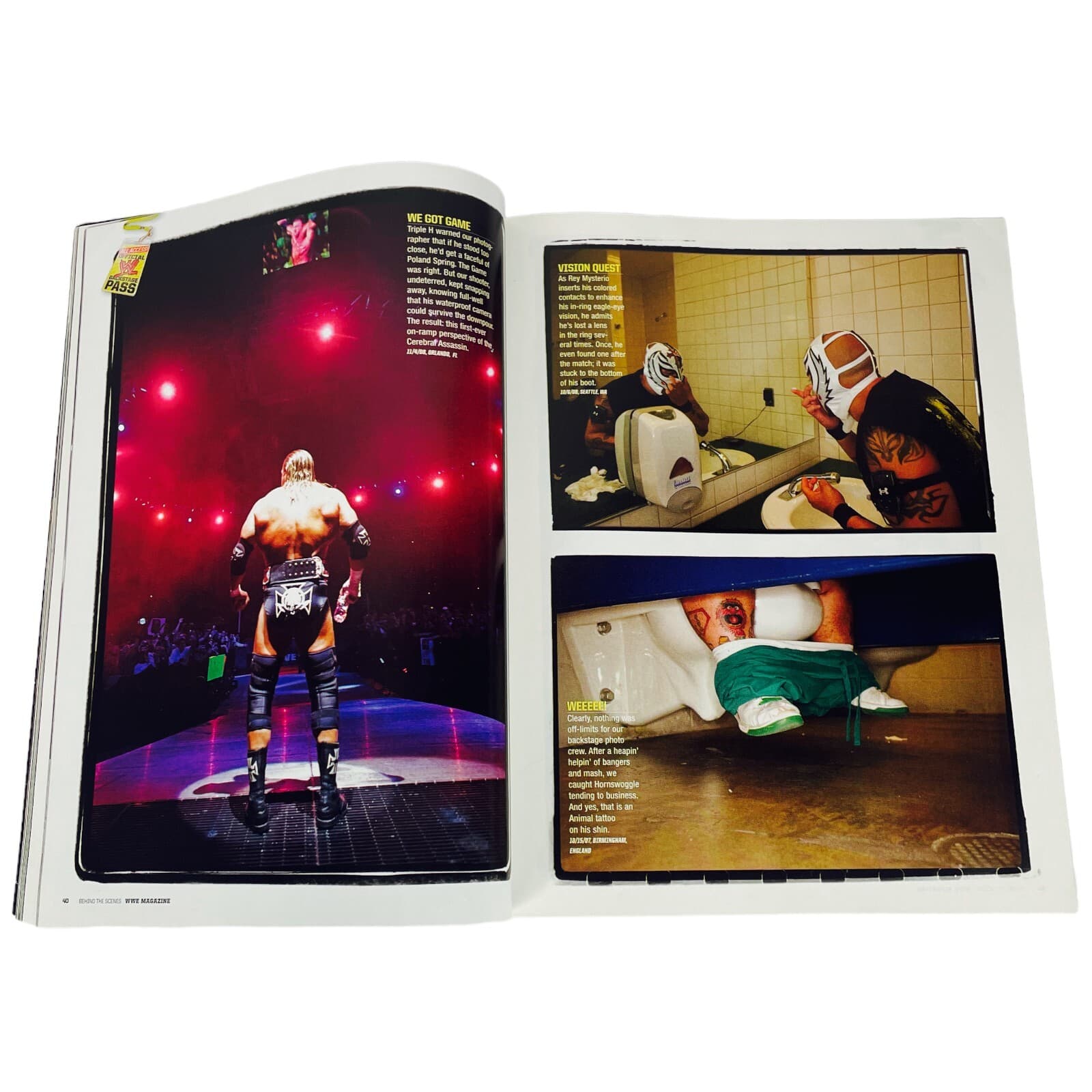 WWE Magazine Back Stage All Access Behind The Scenes Special Issue 2009 - Thumbnail 12