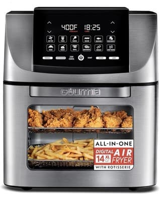 Gourmia 14 Qt Digital Air Fryer Oven Multi Function 12 Presets Touchscreen - Image 1