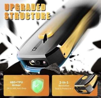 NETUM C750 Bluetooth Barcode Scanner Portable 2.4G Wireless QR Reader Model - Thumbnail 4