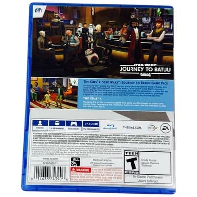 The Sims 4 Plus Star Wars Journey Batuu Bundle PS4 Sony PlayStation 4 Complete - Thumbnail 10