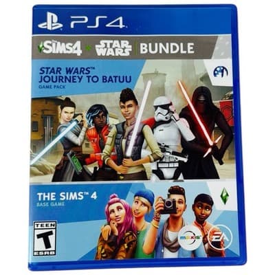 The Sims 4 Plus Star Wars Journey Batuu Bundle PS4 Sony PlayStation 4 Complete - Thumbnail 4