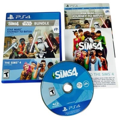 The Sims 4 Plus Star Wars Journey Batuu Bundle PS4 Sony PlayStation 4 Complete - Thumbnail 6