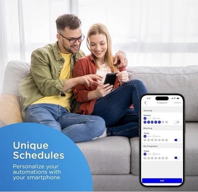 Enbrighten WiFi Outdoor Dual Outlet Smart Plug Matter Enabled Weatherproof - Thumbnail 5