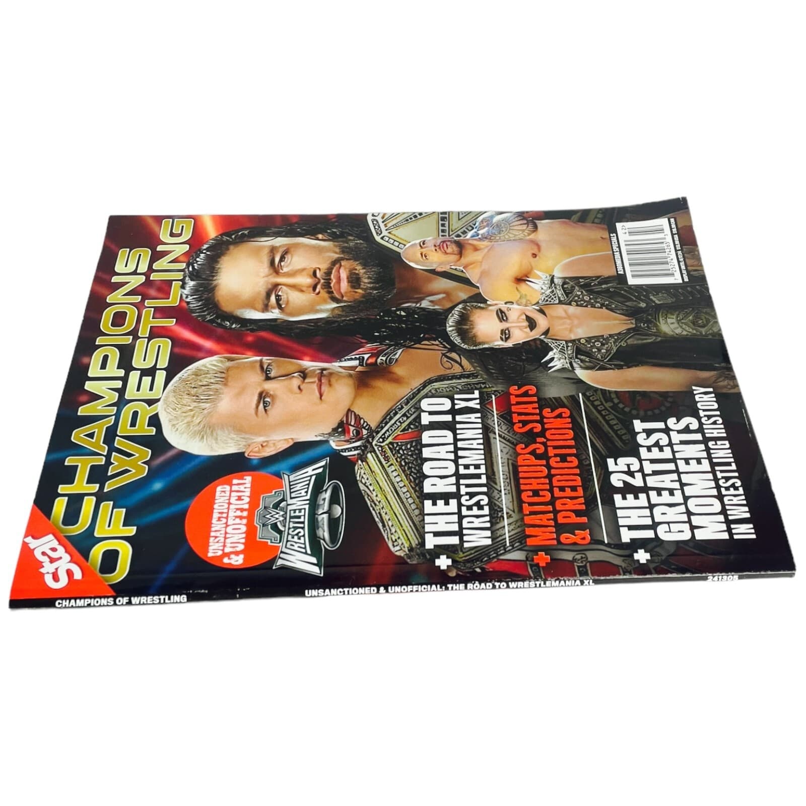 Champions Of Wrestling STAR Magazine 360 Media WrestleMania Rhodes Reigns WWE - Thumbnail 9
