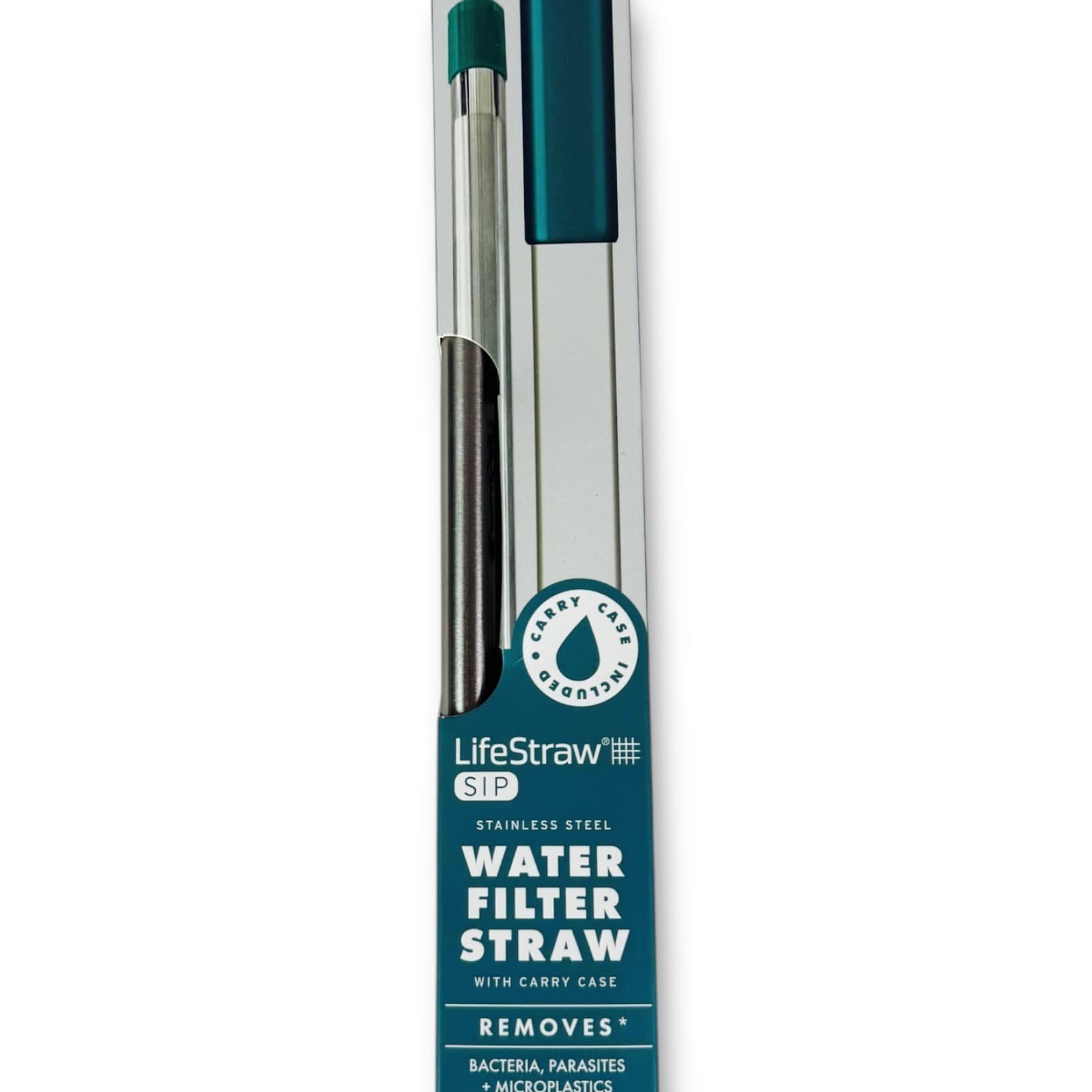 LifeStraw Sip Reusable Stainless Steel Water Filter Drinking With Carrying Case - Thumbnail 6