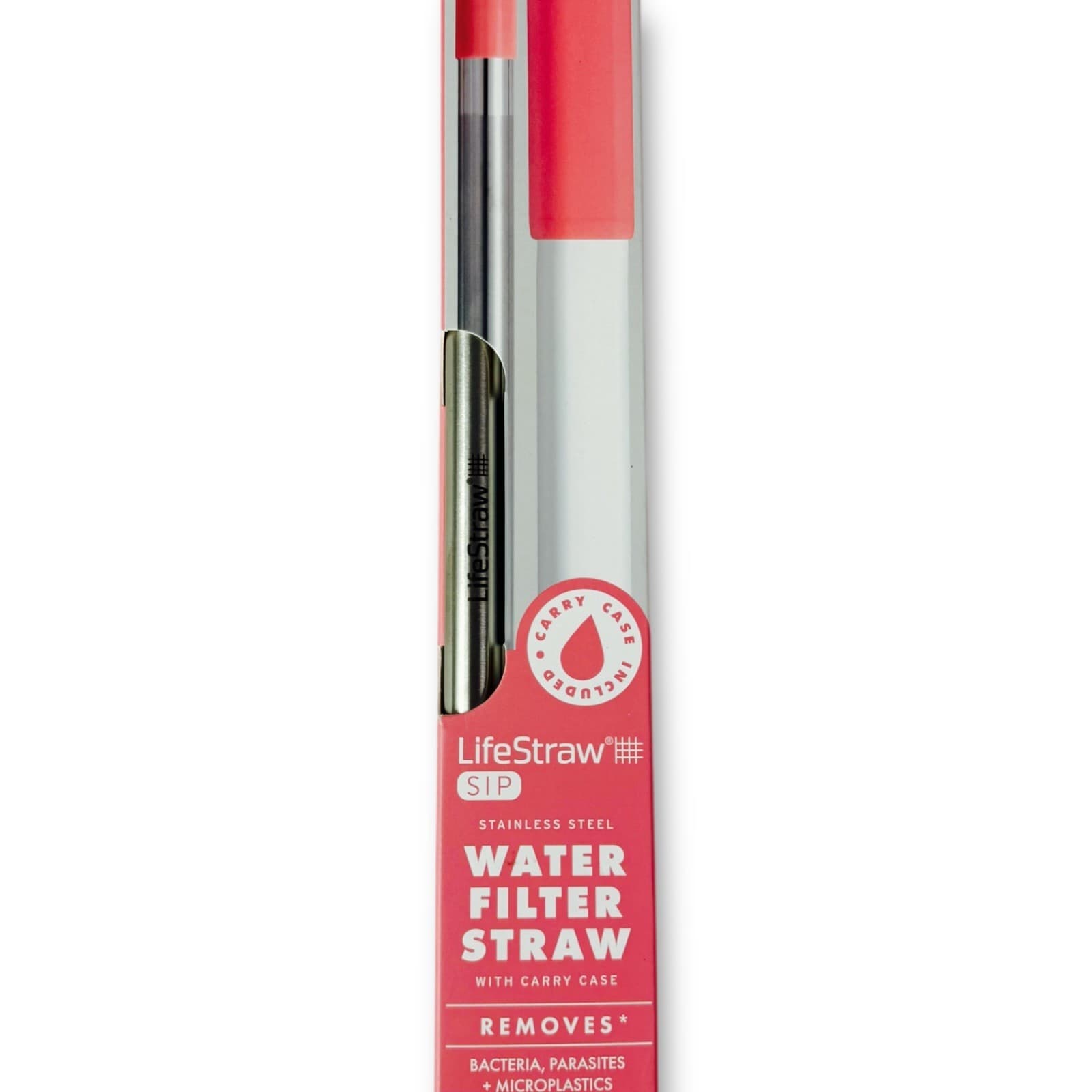 LifeStraw Sip Reusable Stainless Steel Water Filter Drinking With Carrying Case - Thumbnail 8