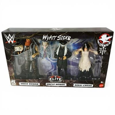 WWE Elite WYATT SICKS Uncle Howdy Nikki Cross Erick Rowan Wrestling Figure 3 Pk - Image 1