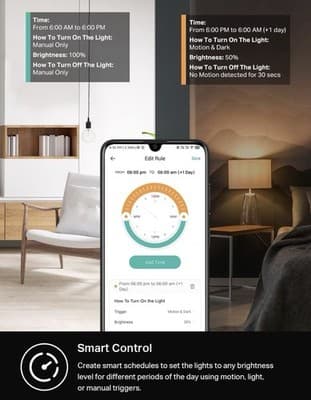 TP-Link Kasa Smart HS210 3-Way Wi-Fi Dimmer Switch Kit (US) HS210 KIT Matter - Thumbnail 12