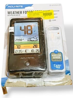 AcuRite Weather Forecaster Color Display Wireless Sensor Indoor Outdoor - Thumbnail 5