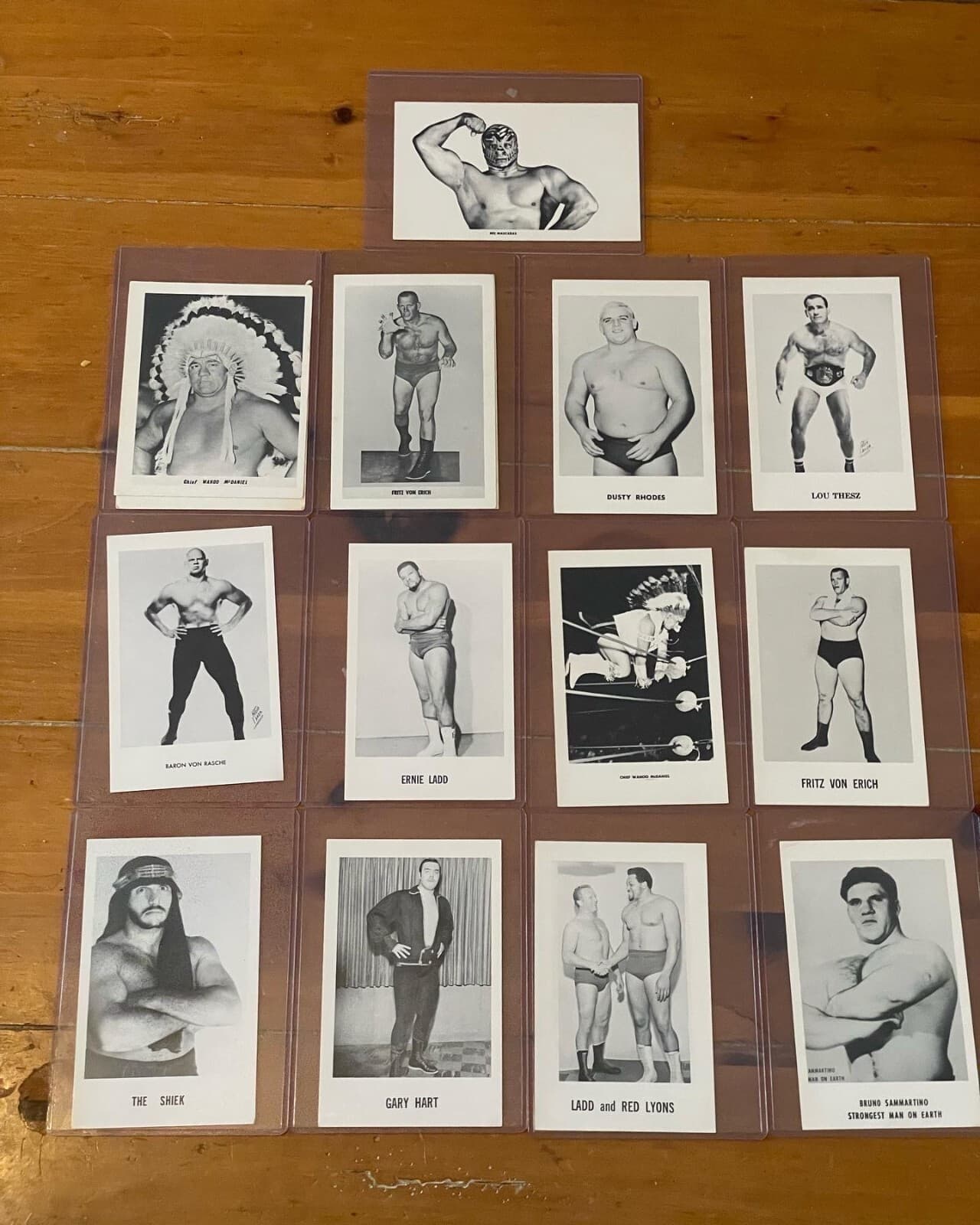Vintage Wrestling Boyd Pierce Photo Cards 1970s NWA AWA WWF Andre Race You Pick - Thumbnail 3