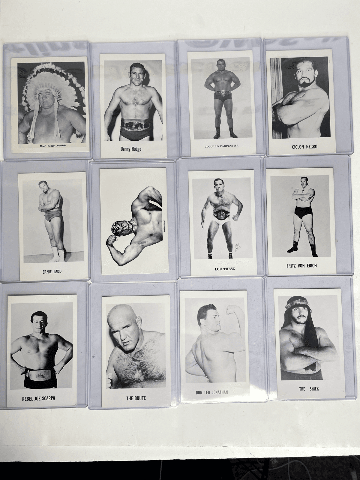 Vintage Wrestling Boyd Pierce Photo Cards 1970s NWA AWA WWF Andre Race You Pick - Thumbnail 2