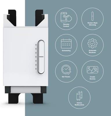 Deako Master Remote Smart Dimmers 3-Way 2.4 GHz Wi-Fi Bluetooth Programmable App - Thumbnail 2
