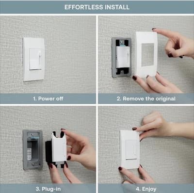 Deako Master Remote Smart Dimmers 3-Way 2.4 GHz Wi-Fi Bluetooth Programmable App - Thumbnail 9