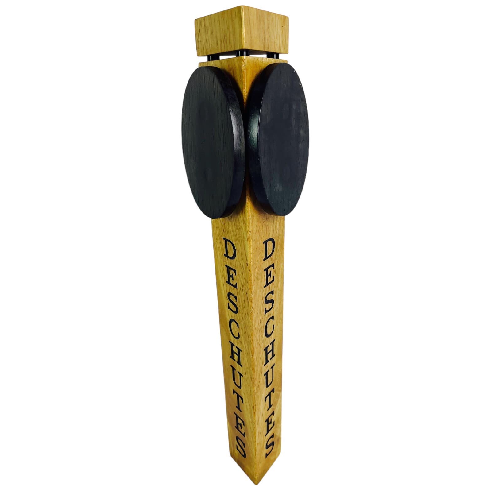 Deschutes Brewing 3 Sided Beer Tap Handle 11" Inch Wood Pub Knob Draft No Box - Thumbnail 8