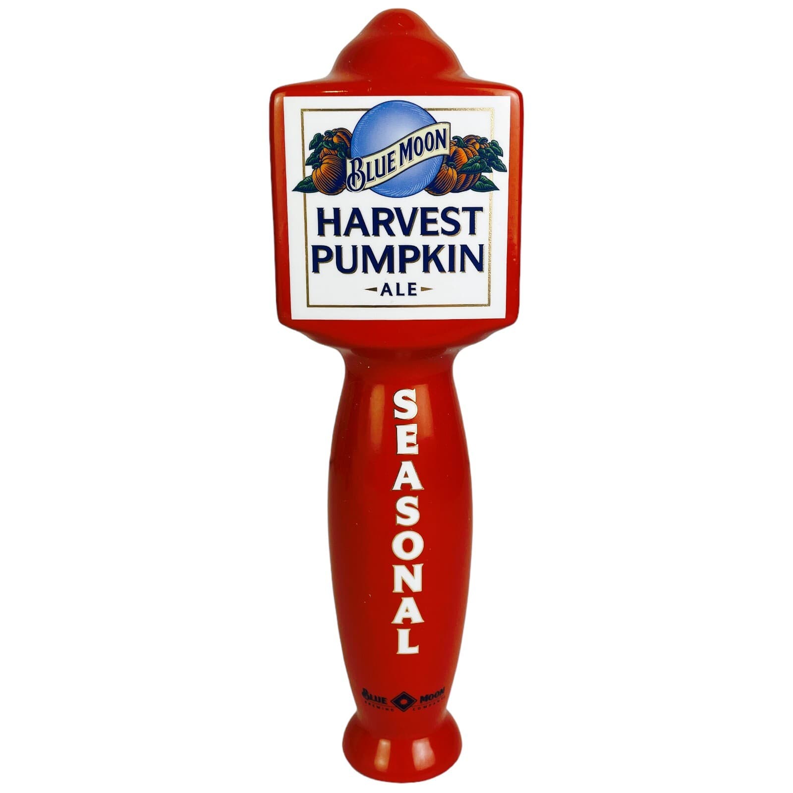 Blue Moon Harvest Pumpkin Ale Tap Handle Seasonal Beer 10" Inch New In Box - Image 1
