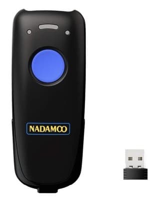 Barcode Scanner Wireless Handheld 1D Laser Reader NADAMOO Bluetooth 2.4G USB - Image 1