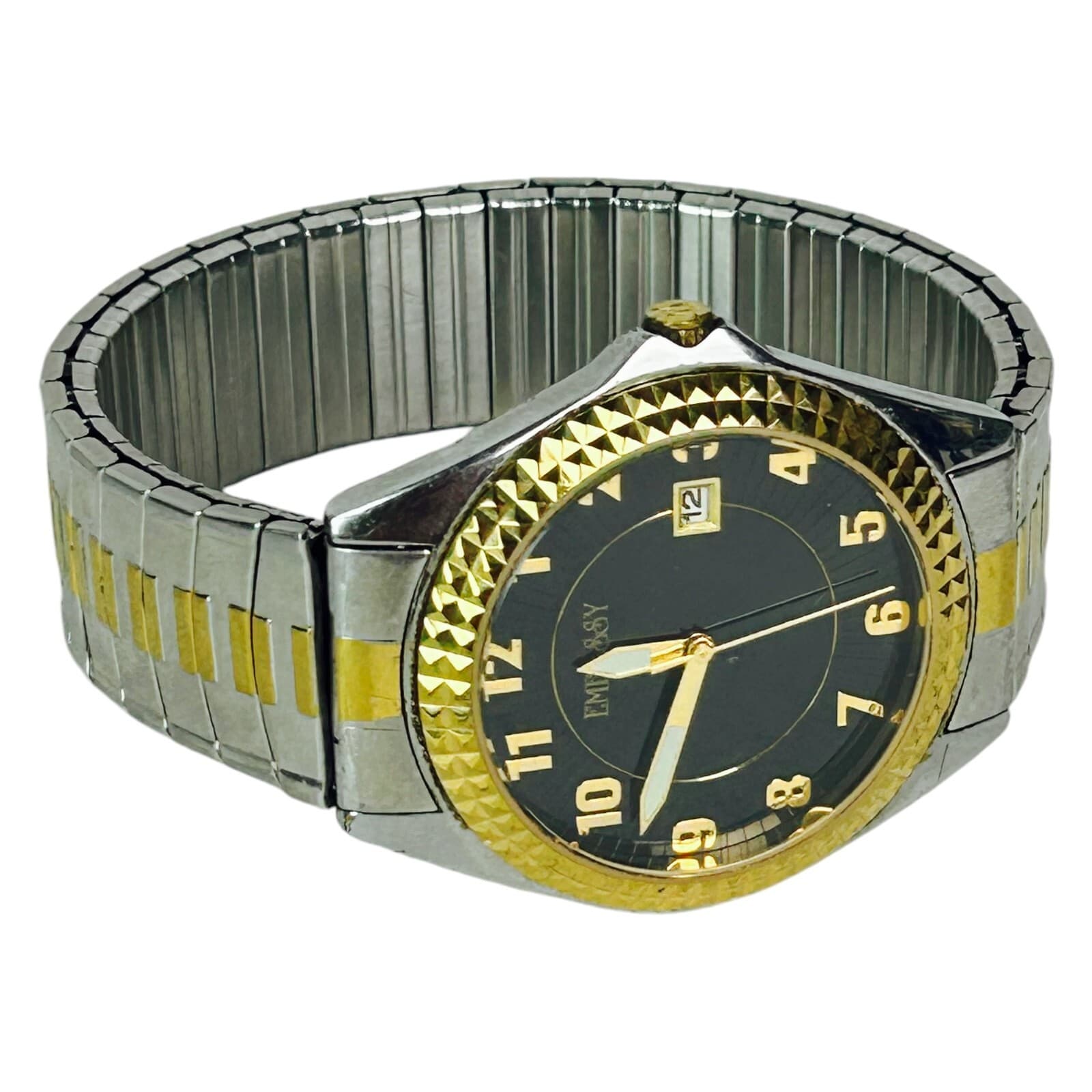 WALTHAM Embassy Two Tone Quartz Analog Womens Watch Sz 6 1/4" WAM017 - Image 1
