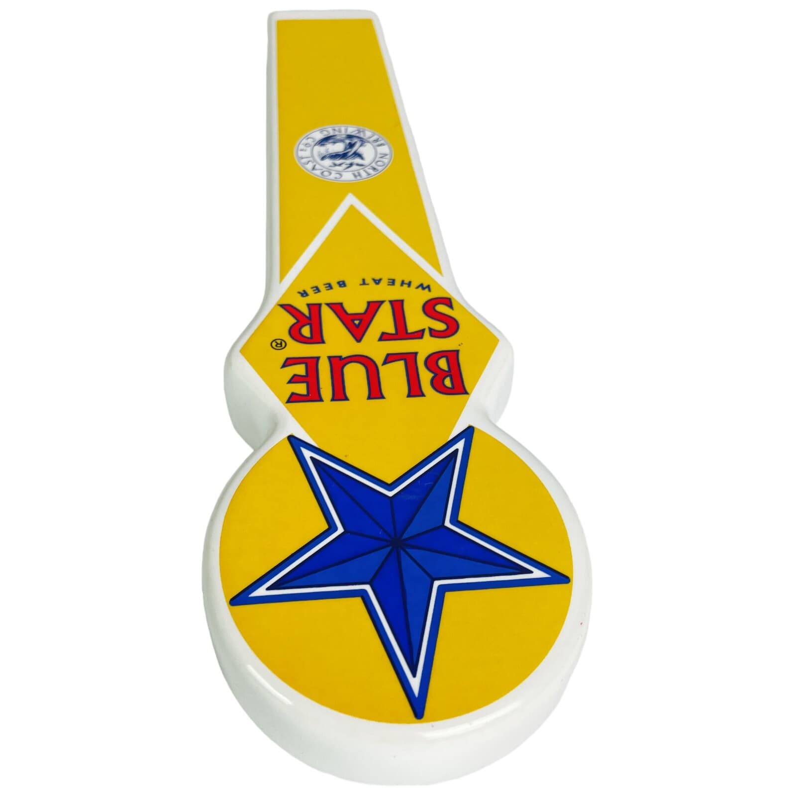 Blue Star North Coast Brewing Draft Beer Tap Handle 10.5" Inch New Heavy Knob - Thumbnail 5