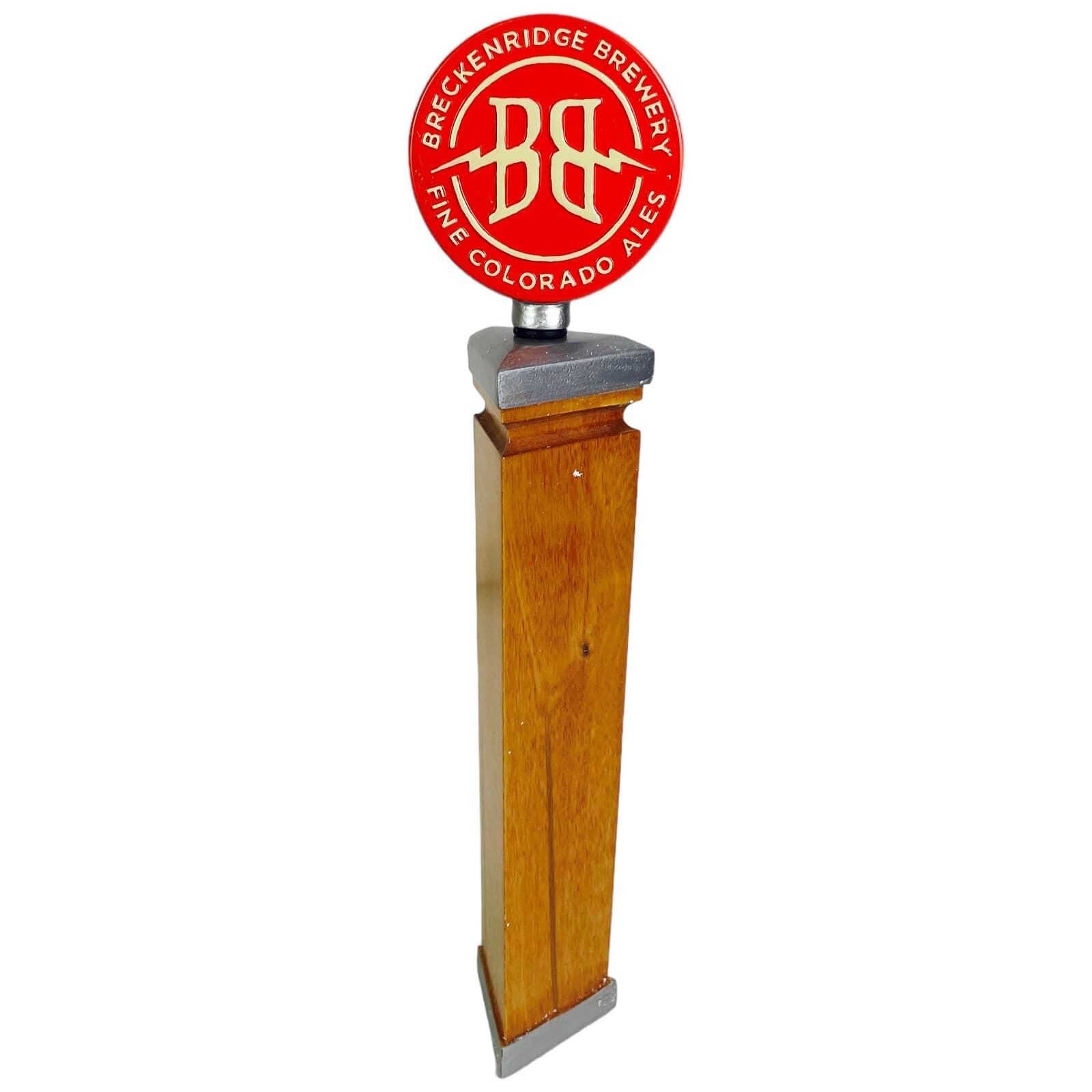 Breckenridge Brewery Tap Handle 3 Sided Standard Beer 11.5" Inch Wood Pub Knob - Thumbnail 8