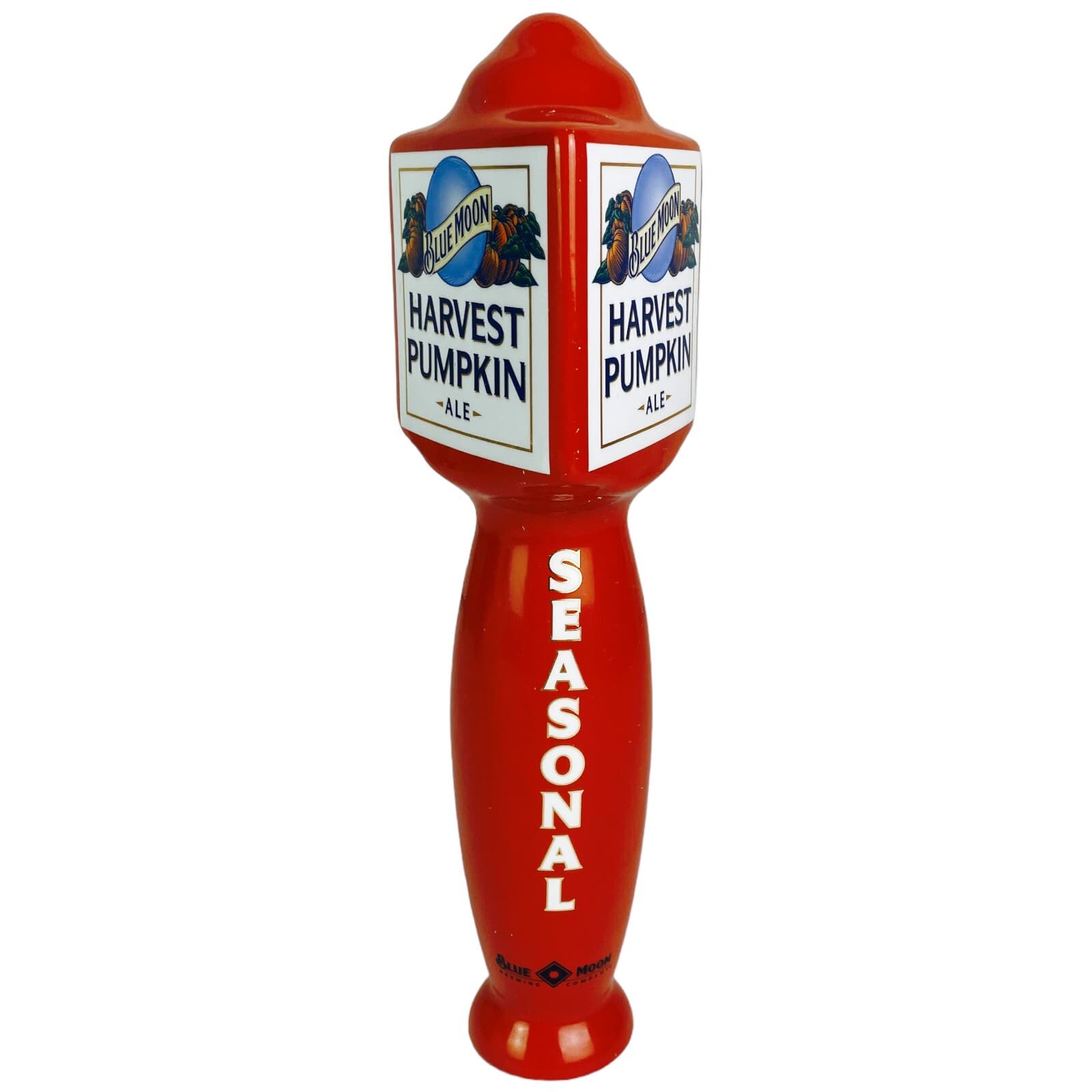 Blue Moon Harvest Pumpkin Ale Tap Handle Seasonal Beer 10" Inch New In Box - Thumbnail 10