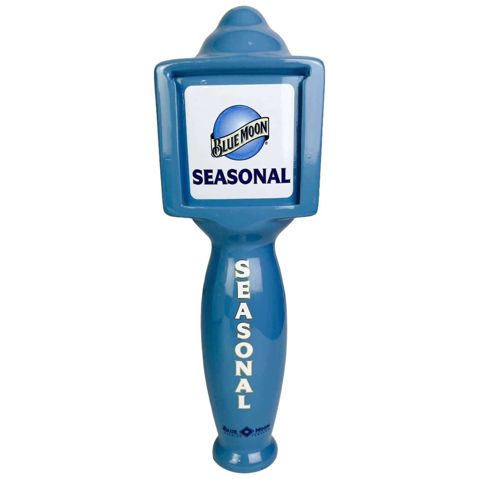 Blue Moon Seasonal Tap Handle Brewing Beer 11" Inch Pub Knob Blue Keg Pour - Thumbnail 4