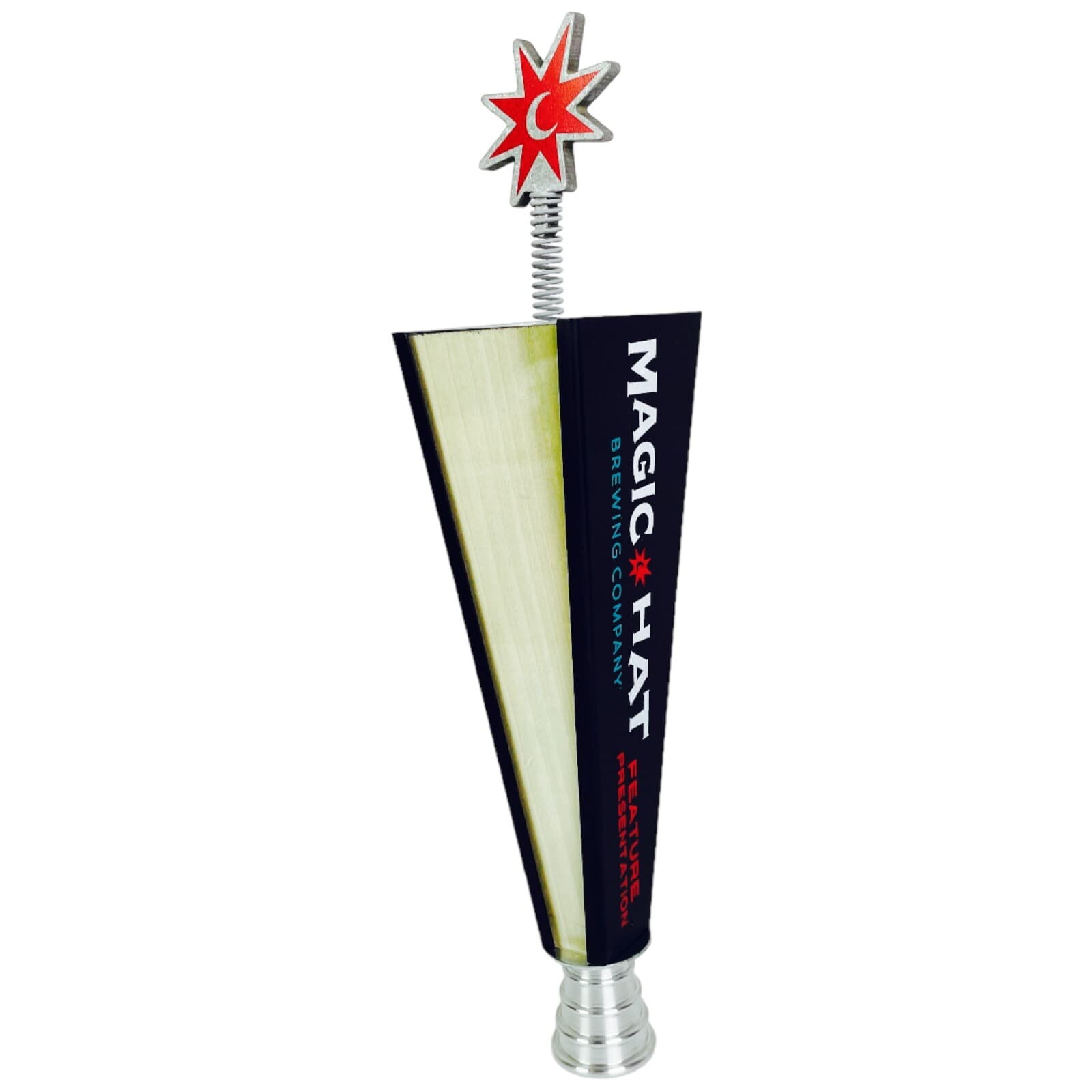 Magic Hat Brewing 4 Sided Beer Tap Handle 13" Inch Interchangeable NEW - Thumbnail 13