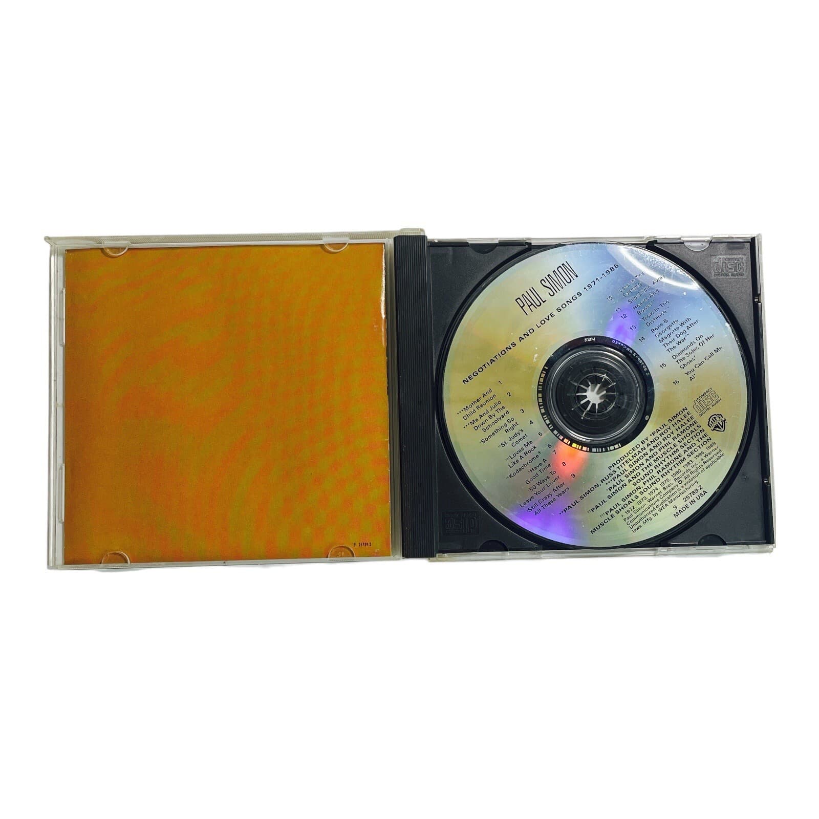 Paul Simon CD Negotiations And Love Songs Album 1971-1986 Warner Bros 1988 - Thumbnail 3