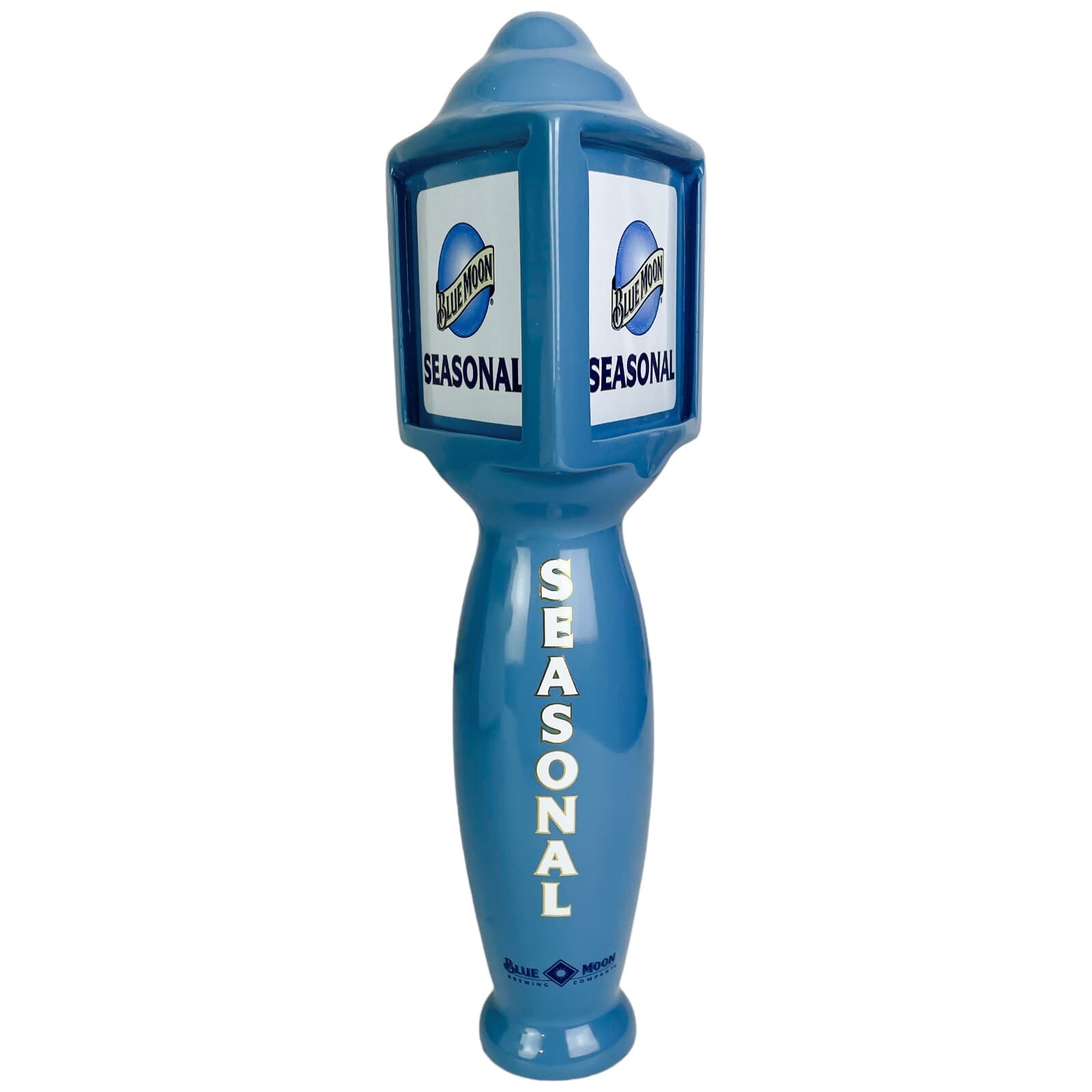 Blue Moon Seasonal Tap Handle Brewing Beer 11" Inch Pub Knob Blue Keg Pour - Thumbnail 9