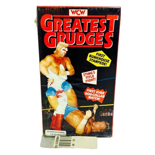WCW Wrestle War Greatest Grudges VHS 1992 Sting Ric Flair Tested WWE WWF NWA - Thumbnail 2