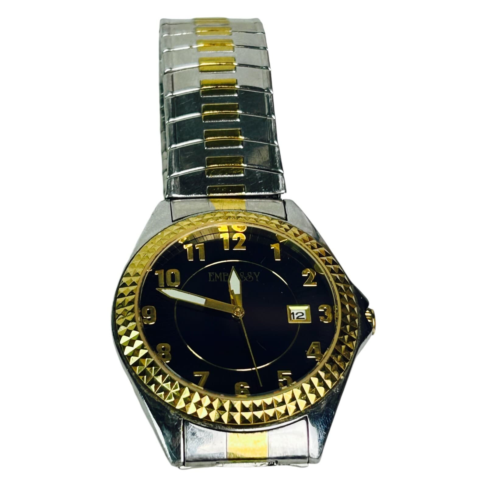 WALTHAM Embassy Two Tone Quartz Analog Womens Watch Sz 6 1/4" WAM017 - Thumbnail 2