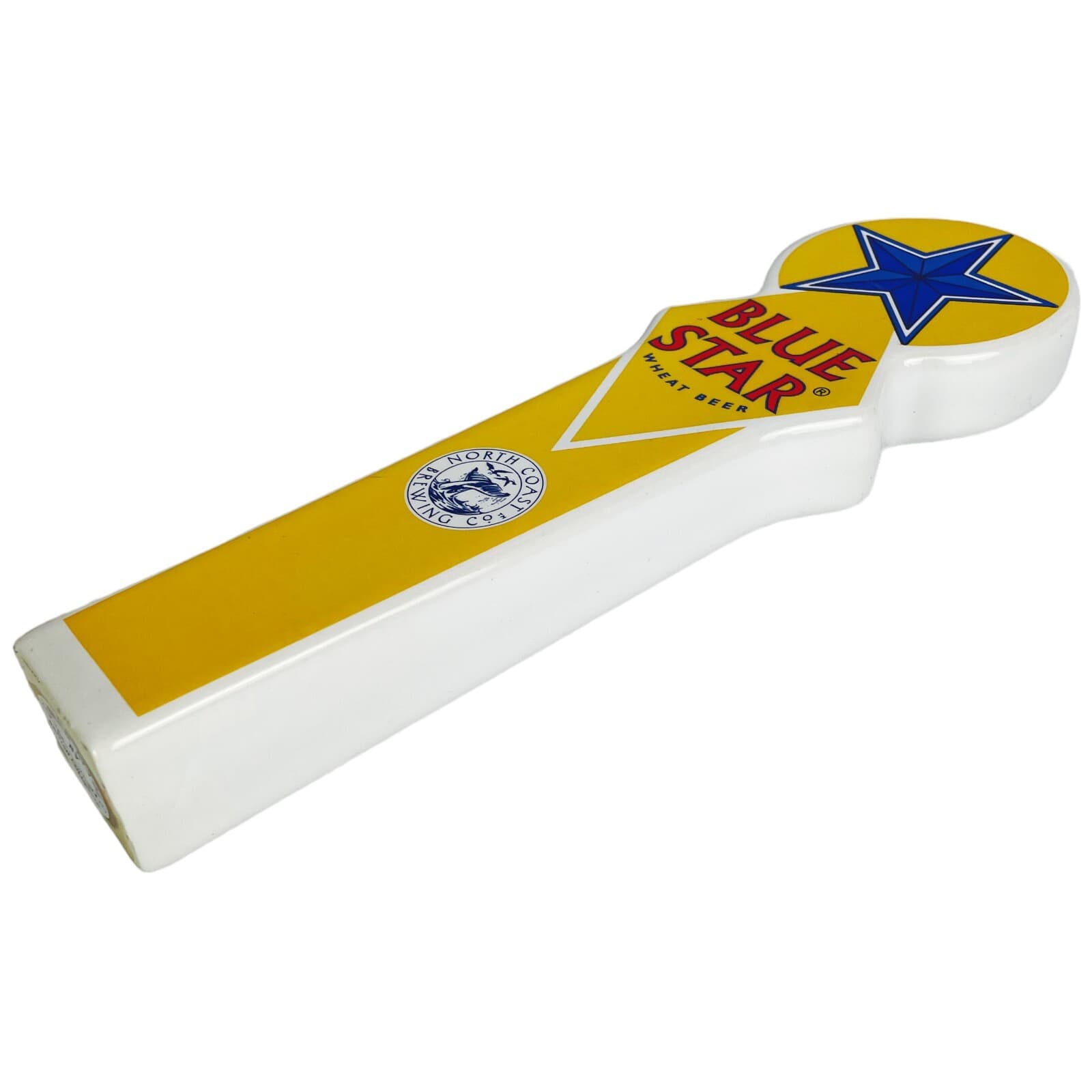 Blue Star North Coast Brewing Draft Beer Tap Handle 10.5" Inch New Heavy Knob - Thumbnail 6
