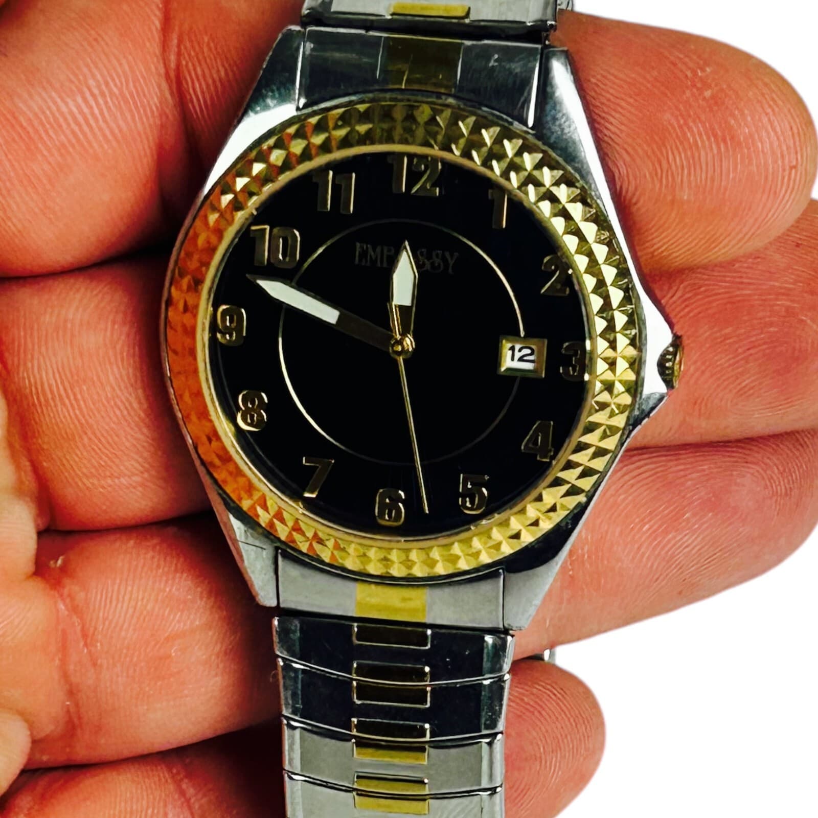 WALTHAM Embassy Two Tone Quartz Analog Womens Watch Sz 6 1/4" WAM017 - Thumbnail 7