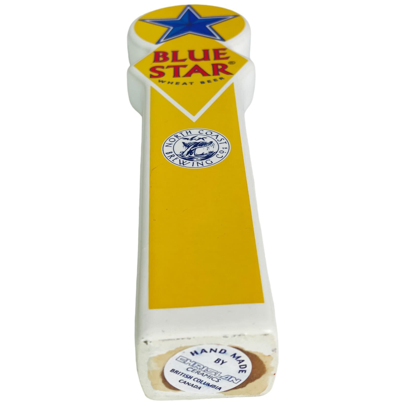 Blue Star North Coast Brewing Draft Beer Tap Handle 10.5" Inch New Heavy Knob - Thumbnail 11