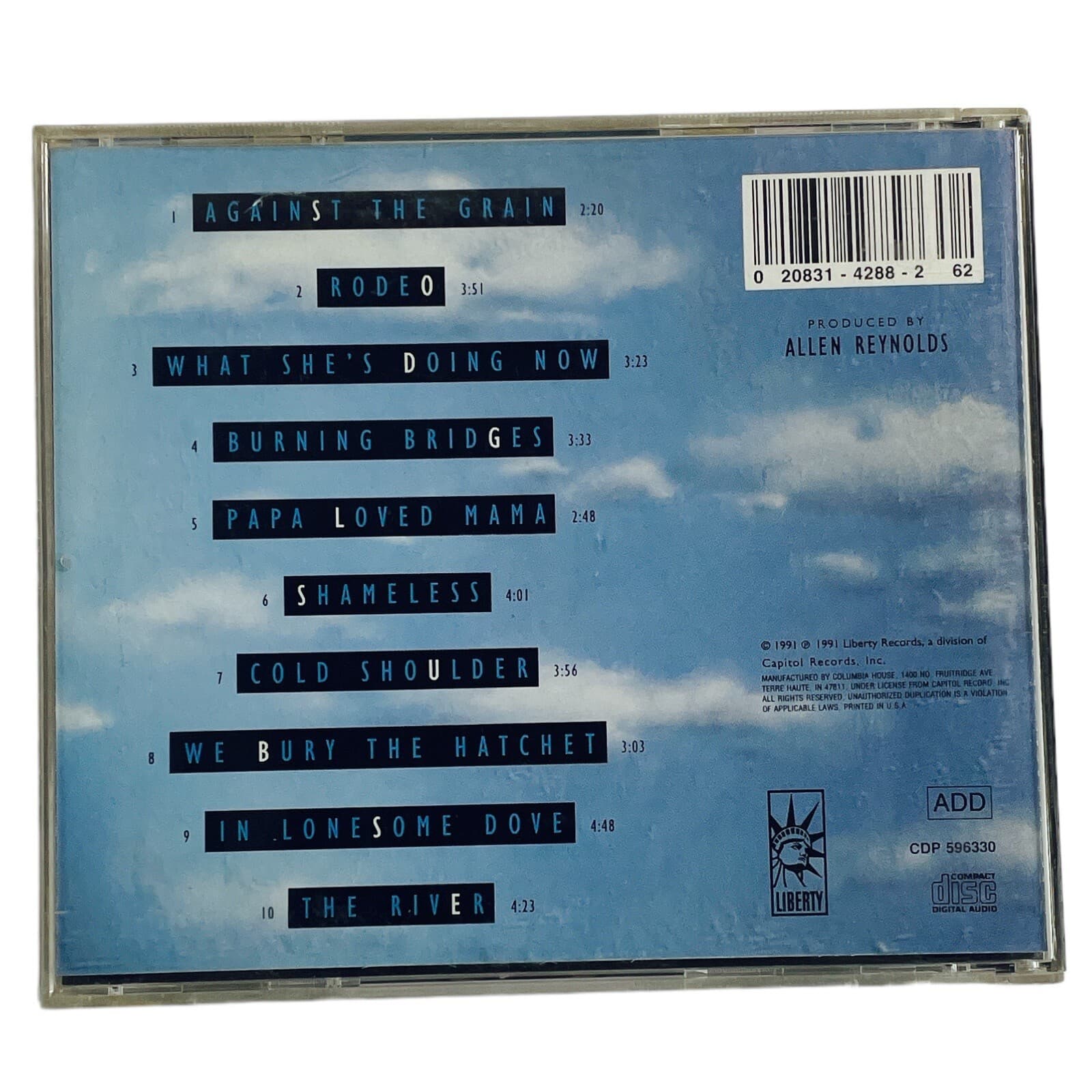 Garth Brooks Ropin' The Wild CD Country Music Album Liberty 1991 - Thumbnail 5