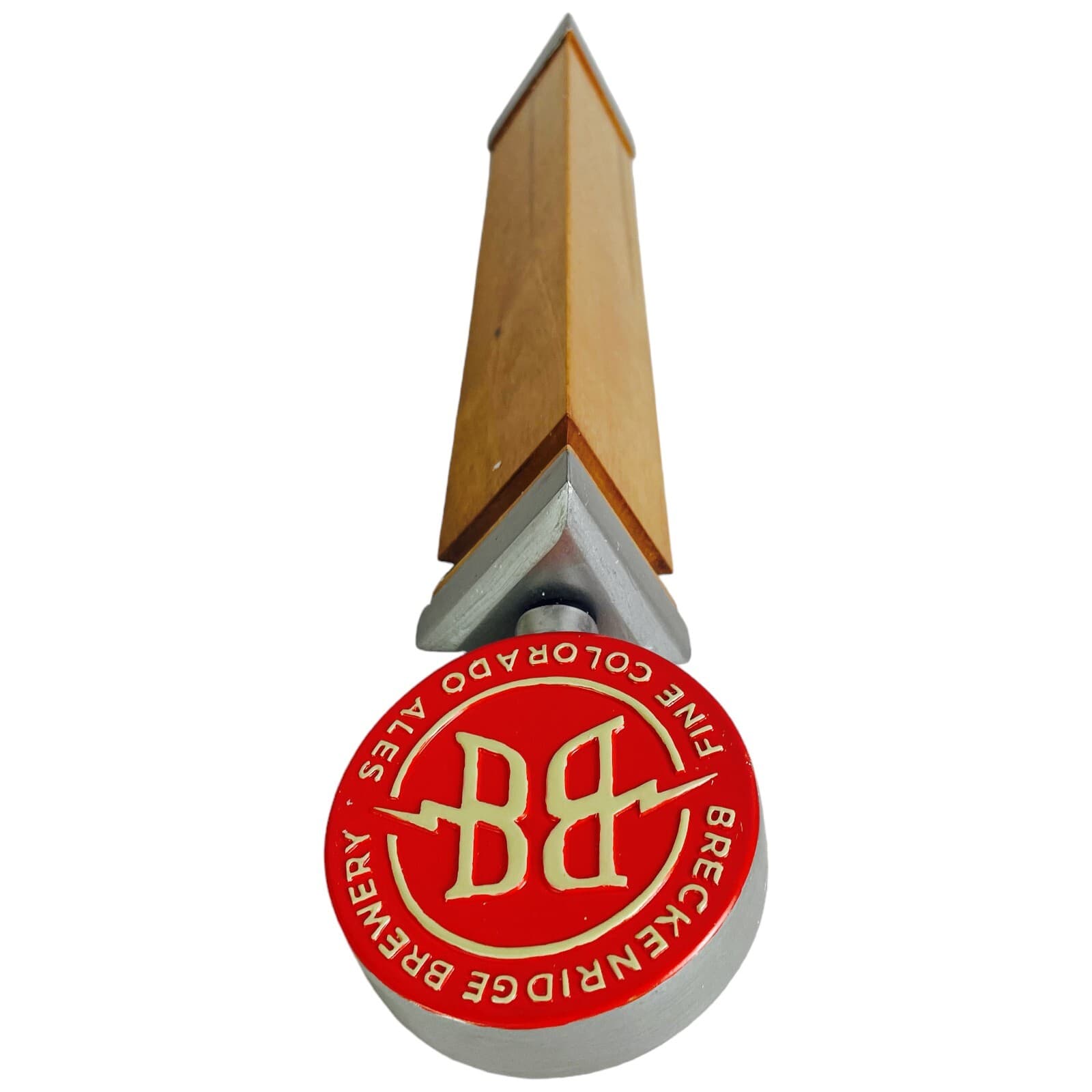 Breckenridge Brewery Tap Handle 3 Sided Standard Beer 11.5" Inch Wood Pub Knob - Thumbnail 12