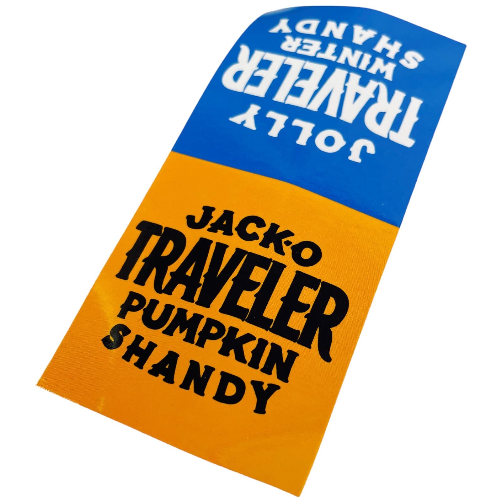 Traveler Beer Pumpkin Lemon Tap Handle Shandy Seasonal Inserts 13" New In Box - Thumbnail 14