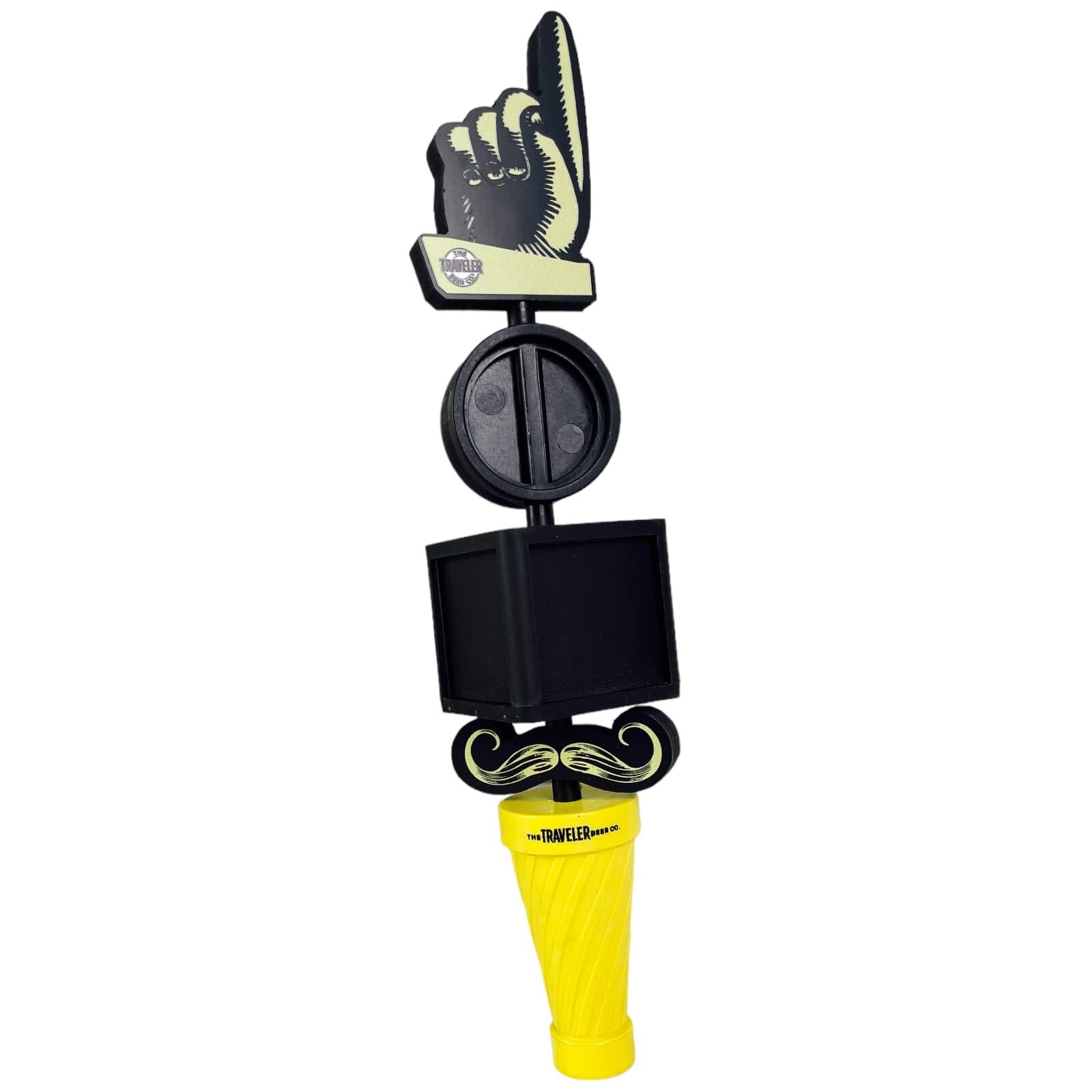 Traveler Beer Pumpkin Lemon Tap Handle Shandy Seasonal Inserts 13" New In Box - Thumbnail 7