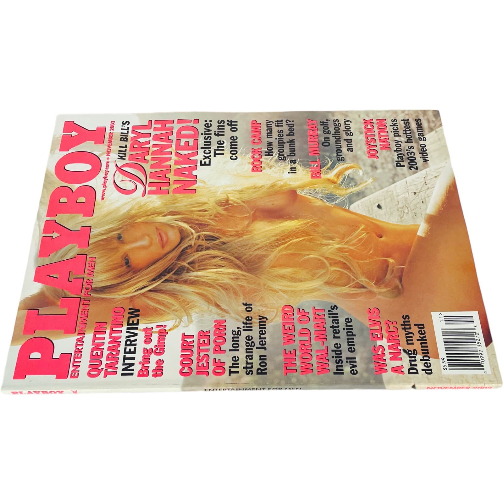 Daryl Hannah Quentin Tarantino Playboy Magazine Nov 2003 Bill Murray Ron Jeremy - Thumbnail 3