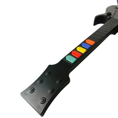 NBCP Wireless Guitar Controller Nintendo Wii for Guitar Hero Rock Band As Is - Thumbnail 3