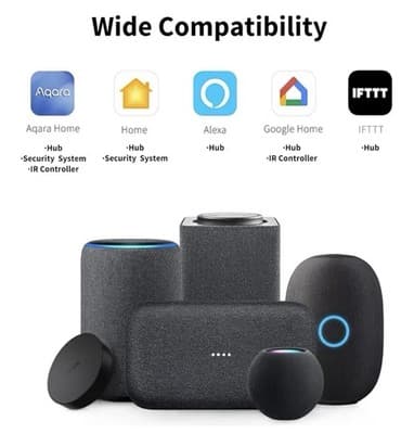 Aqara Hub M2 Smart Home Alarm Bridge Zigbee Apple HomeKit Alexa Google IFTTT - Thumbnail 4