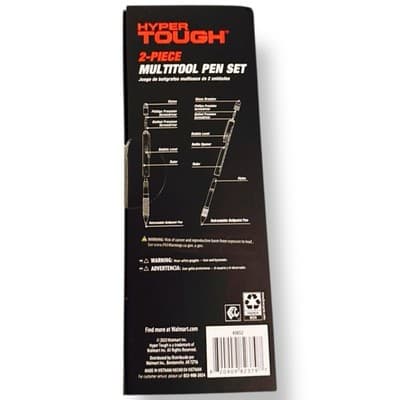 Hyper Tough 2-piece Multi Tool Pen Set LED Screwdriver Lightweight Compact - Thumbnail 8