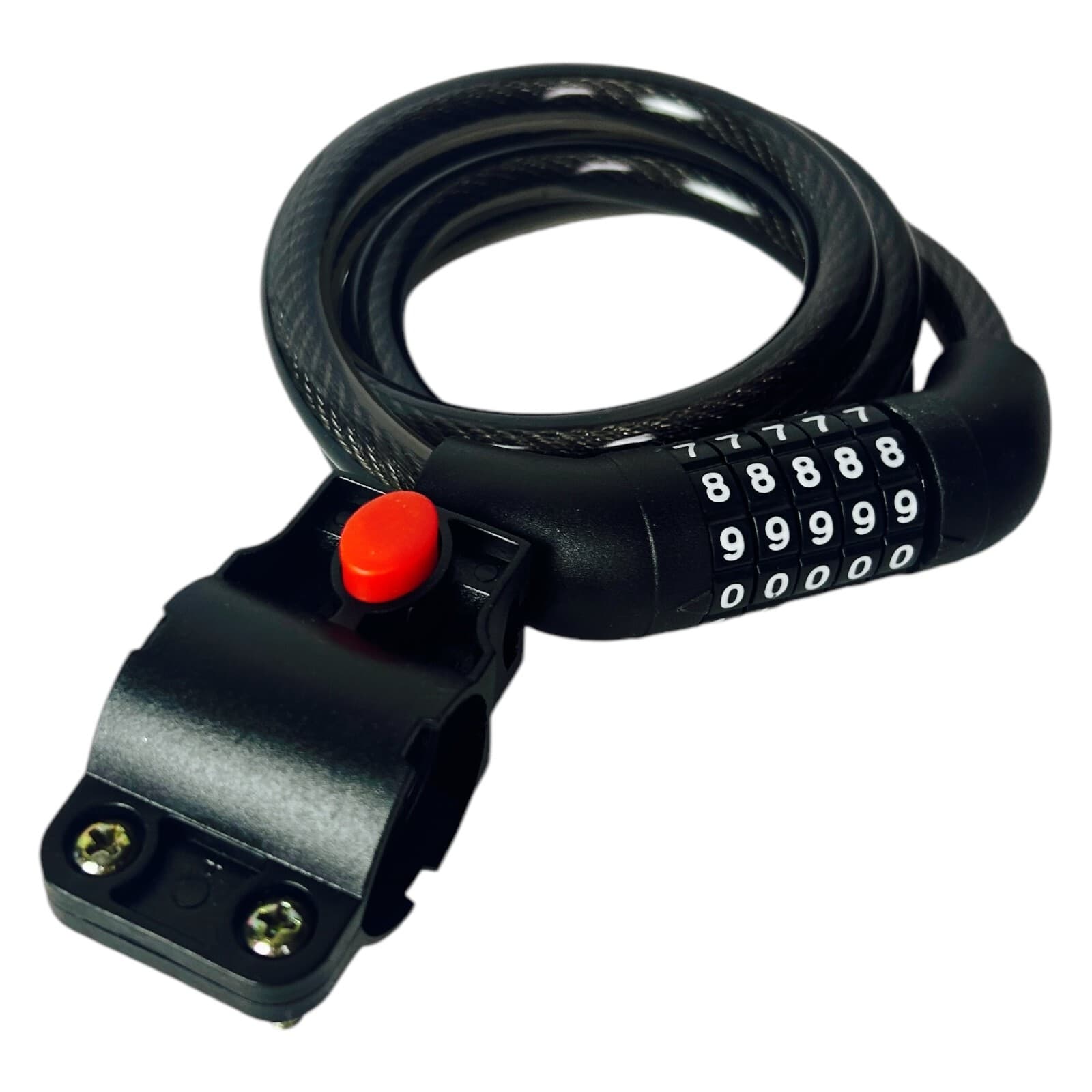 Bike Cable Lock Keyed 6 Feet Bicycle Cable Heavy Duty High Security Lock USA - Thumbnail 5
