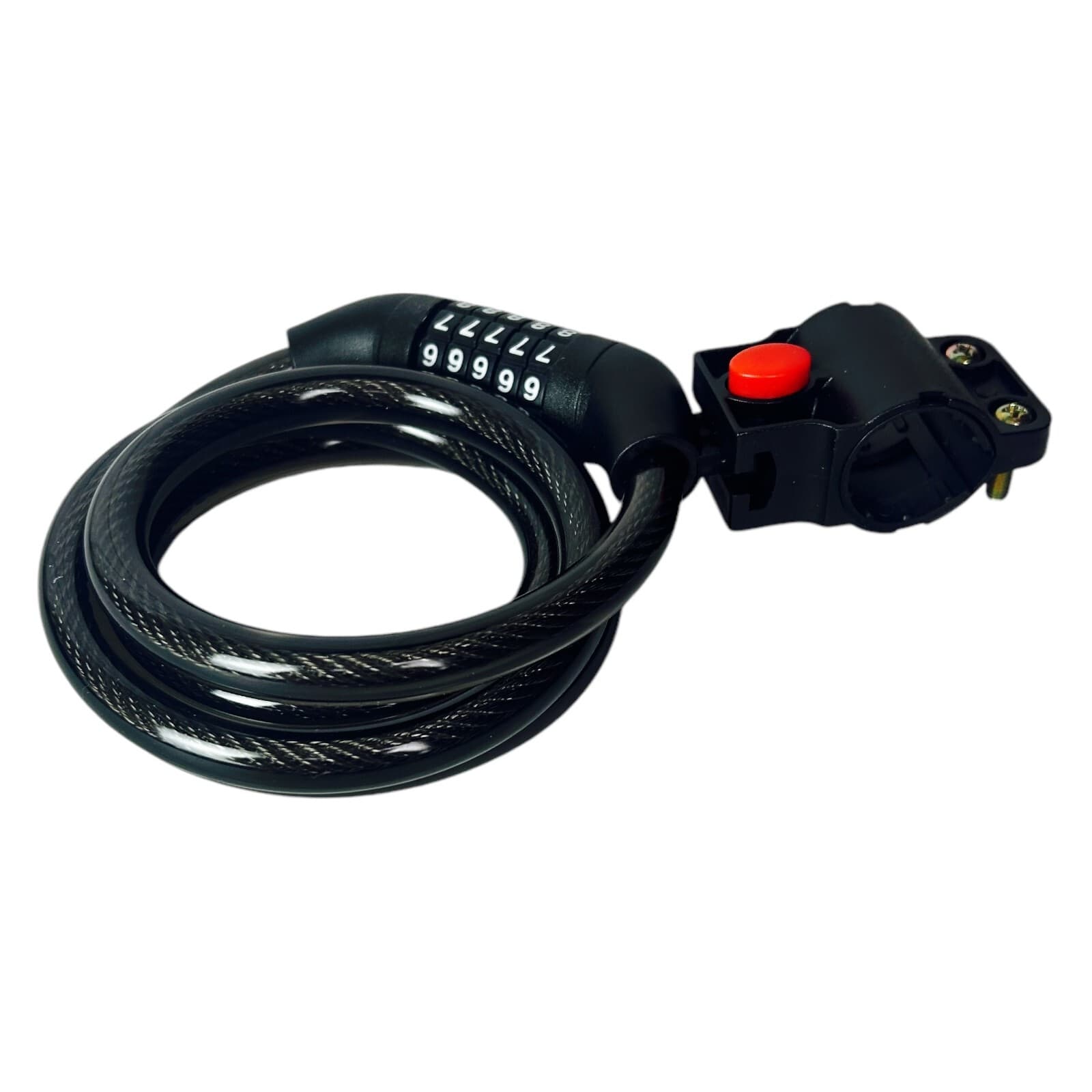 Bike Cable Lock Keyed 6 Feet Bicycle Cable Heavy Duty High Security Lock USA - Thumbnail 6